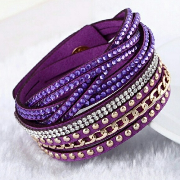 Jewelry - *** 5/$25 SALE! *** Leather Bracelet Punk Style